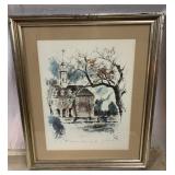 Vintage signed piece 14.5 x 17.5 Vintage signed piece 14.5 x 17.5