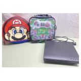 Nintendo Mario & game consule holders & Memorex Nintendo Mario & game consule holders & Memorex