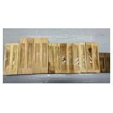 Lot of wood clock repair guides Lot of wood clock repair guides