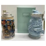 Budweiser Coast Guard & Avon fishing steins Budweiser Coast Guard & Avon fishing steins