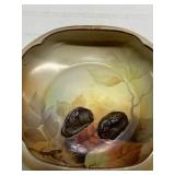 Antique hand painted Noritake Japan nut bowl w/ Antique hand painted Noritake Japan nut bowl w/