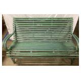 Antique wood bench 27' x 29.5' x 47' Antique wood bench 27' x 29.5' x 47'