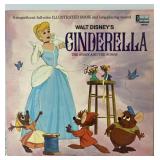 1969 Disney Cinderella vinyl record & book 1969 Disney Cinderella vinyl record & book