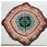 22' antique God's Eye doily 22' antique God's Eye doily