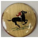 MCM Peter Watson Studio hand painted glass piece MCM Peter Watson Studio hand painted glass piece