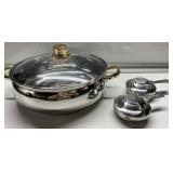 Cuisine Cookware 18/10 with Alcohol Burners Cuisine Cookware 18/10 with Alcohol Burners