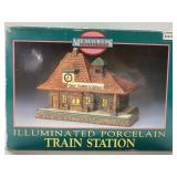 Vintage Christmas village Train Station Vintage Christmas village Train Station