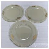 1930s MacBeth-Evans opalescent plates 1930s MacBeth-Evans opalescent plates