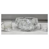 Lead crystal ashtray & more Lead crystal ashtray & more