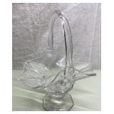 Antique glass basket Antique glass basket