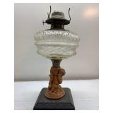 Vintage Cherub oil lamp base Vintage Cherub oil lamp base