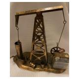 Copper on tin oil pumping unit music box Copper on tin oil pumping unit music box