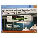 GE Spacemaker AM/FM Stereo Radio Cassette GE Spacemaker AM/FM Stereo Radio Cassette