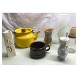 COOL yellow teapot, vases more COOL yellow teapot, vases more