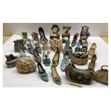 Lot of little decorative shoes, purses & chairs Lot of little decorative shoes, purses & chairs