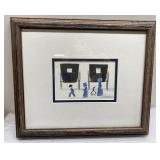 1988 Graebner Amish print signed 1988 Graebner Amish print signed