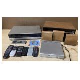 Philco VCR, DVD Player, remotes, and more Philco VCR, DVD Player, remotes, and more