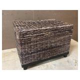 Wicker storage piece Wicker storage piece