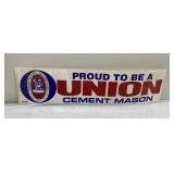 Vintage Union bumper sticker Vintage Union bumper sticker
