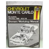 Chevy Monte Carle Owners Workshop Manual 70-88 Chevy Monte Carle Owners Workshop Manual 70-88