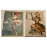 RARE vintage Gil Elvgren Pin Up Girl pieces RARE vintage Gil Elvgren Pin Up Girl pieces