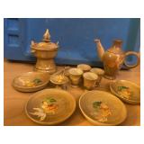 MINIAUTRE wood tea serving set MINIAUTRE wood tea serving set