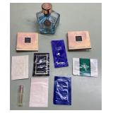 Perfume bottle and samples Perfume bottle and samples