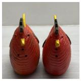 Vintage Chicken salt & pepper shakers VG Japan Vintage Chicken salt & pepper shakers VG Japan