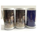Vintage Bud Light & Clydesdales therma serv mugs Vintage Bud Light & Clydesdales therma serv mugs