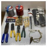 Wire strippers, zip ties, power gas more Wire strippers, zip ties, power gas more