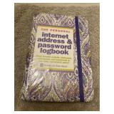 SEALED password & address logbook SEALED password & address logbook