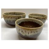 Drip glaze bowls-Carefree Ironstone, more Drip glaze bowls-Carefree Ironstone, more
