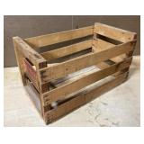 Sunset Trail Peach wood crate Sunset Trail Peach wood crate