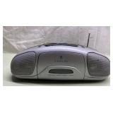 Vintage portable boom box cassette player Vintage portable boom box cassette player
