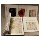 Box of Georgia O' Keefe cards & envelopes Box of Georgia O' Keefe cards & envelopes