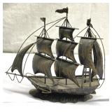 Copper (?) vintage ship