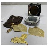 Brass ornaments, compact, watch more