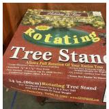Rotating tree stand