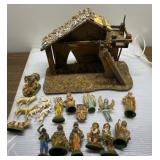 Vintage nativity set
