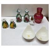 Salt & pepper shakers, spoon holders, more