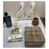 Pier 1 reed oil, small succulent pot & more