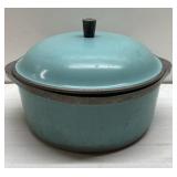 Vintage turqouise Club dutch oven pan