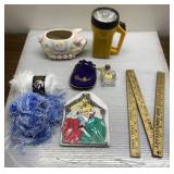 Flashlight, planter, ruler & more