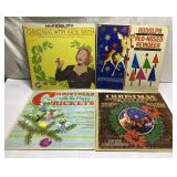 Vintage vinyl records-Christmas