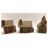 Small vintage wood houses