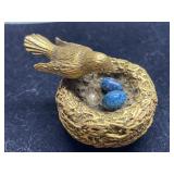 Max Factor bird nest compact (in small section)