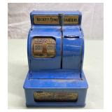 Antique coin bank cash register