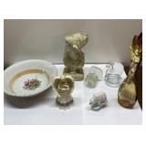 Figurines, bowl more