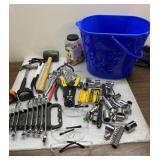 Bucket of tools & more