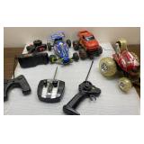 RC cars & controls-not tested-not sure if they